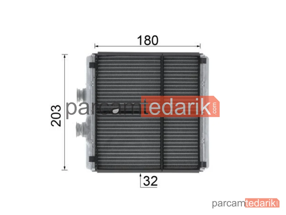 BEHR AH183000P | Kalorifer Radyatörü — Mercedes W204-212