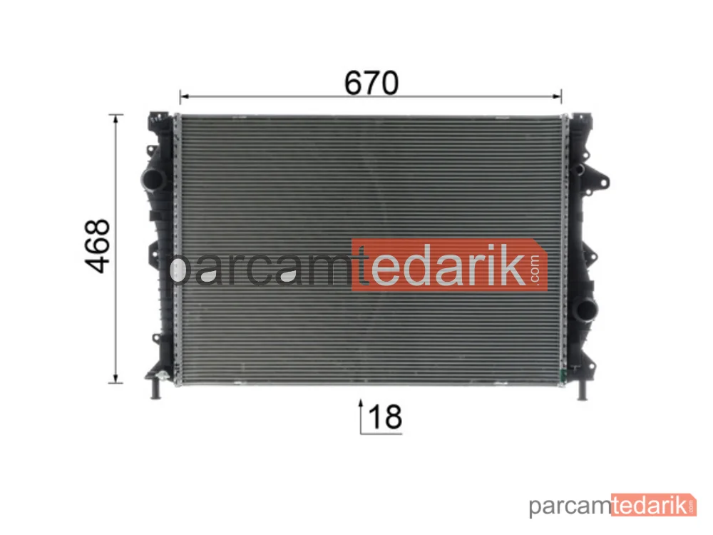 BEHR CR954000P | Su Radyatörü — Range Rover SPORT-Evque 2.0d