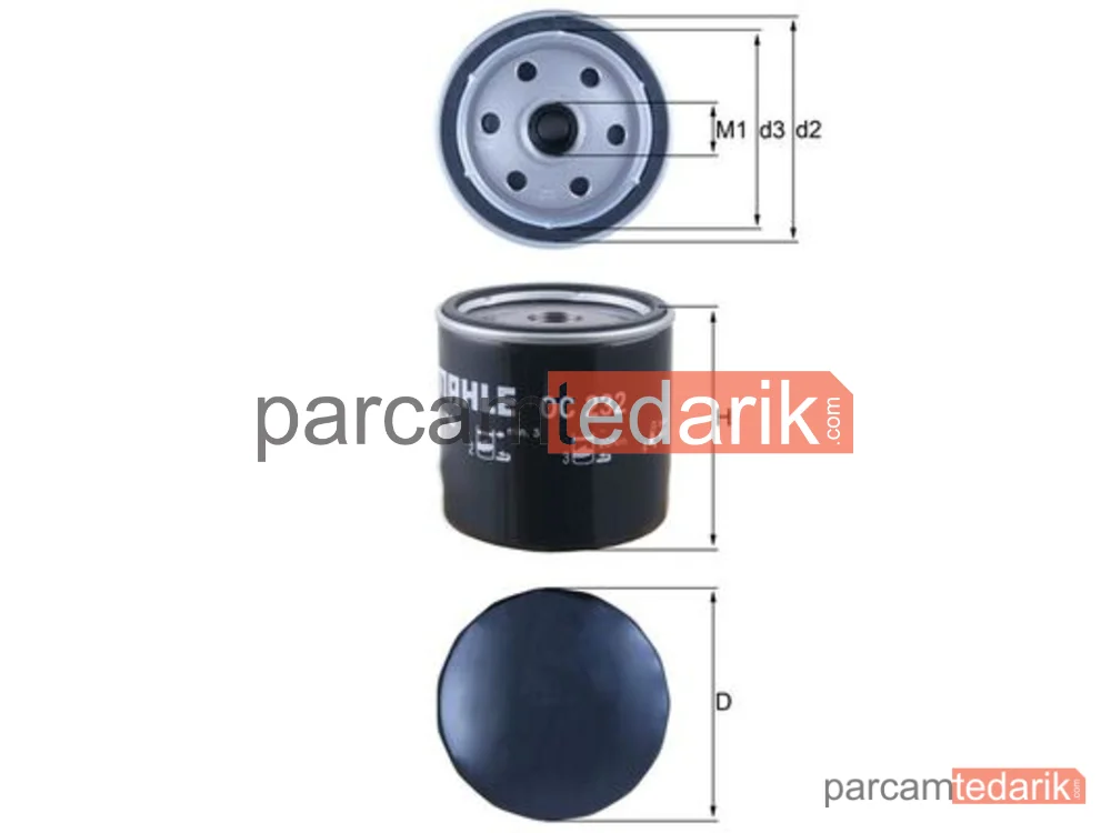 OC232 | Yağ Filtresi — Ford Transit, Ford Focus I, Ford Transit Tourneo