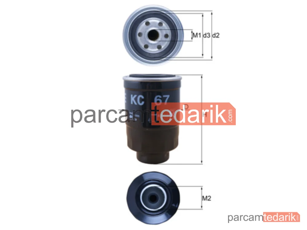 KC67 | Yakıt Filtresi — Nissan Pick UP, Nissan Cabstar E, Nissan Patrol GR V Wagon