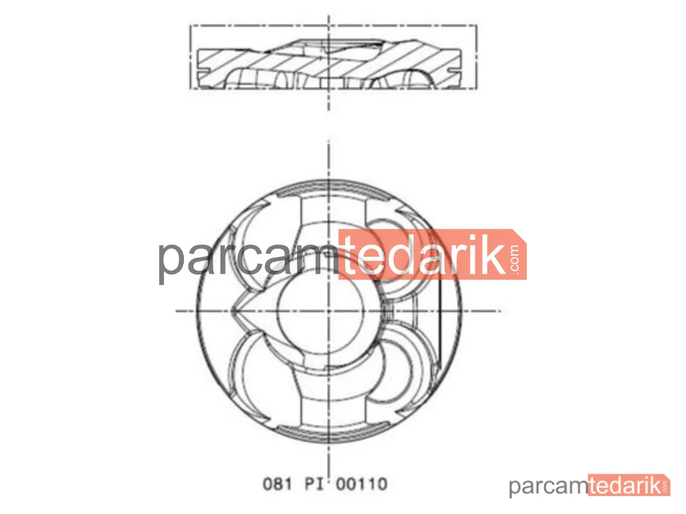 081PI00110000 | Piston — Mini Countryman, BMW 1, Mini