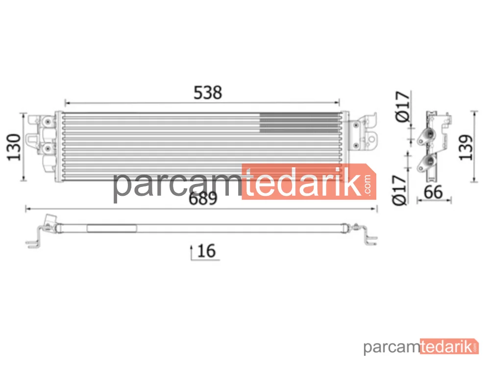 CLC328000P | Yağ Soğutucusu — Otomoatik (VW Arteon 2.0 TSI 18-) O.E