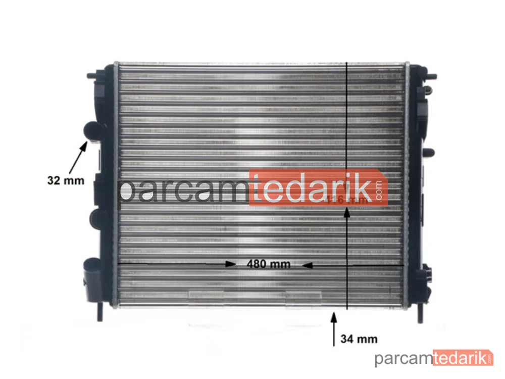 BEHR CR92000S | Su Radyatörü — Renault Clio II 1.9D