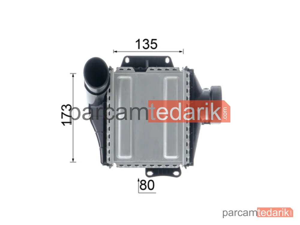 BEHR CI639000P | Turbo Radyatörü — Mercedes W205-253 OM651