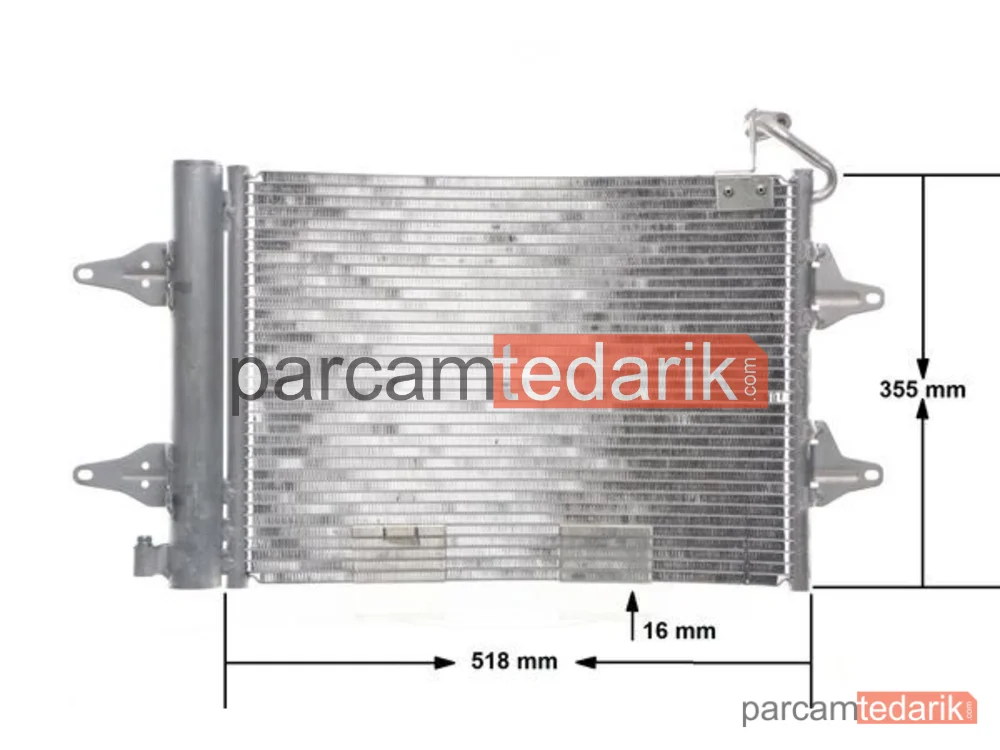 BEHR AC359000S | Klima Kondenseri — VW Polo 02-10 Seat Ibiza 02-10 Skoda Fabia 00-14