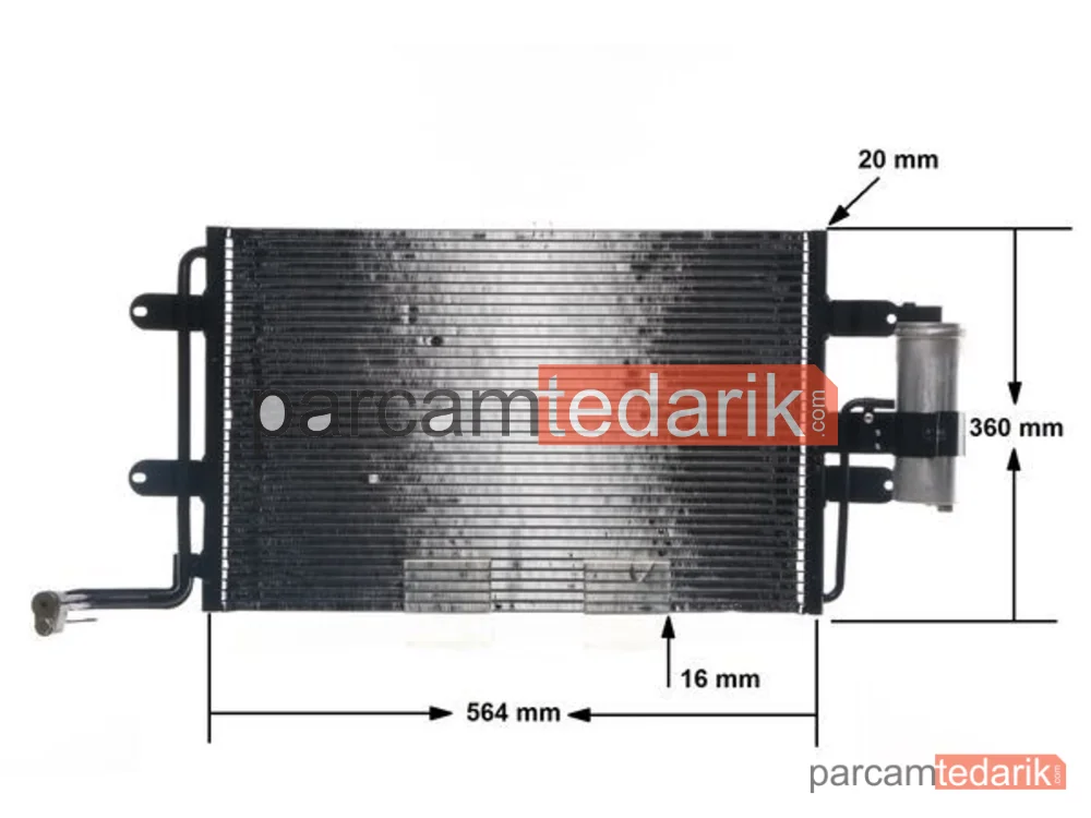 BEHR AC180000S | Klima Kondenseri — VW Golf 98-06 Audi A3 97-03 Seat Leon 00-06 Skoda Octavia 97-00