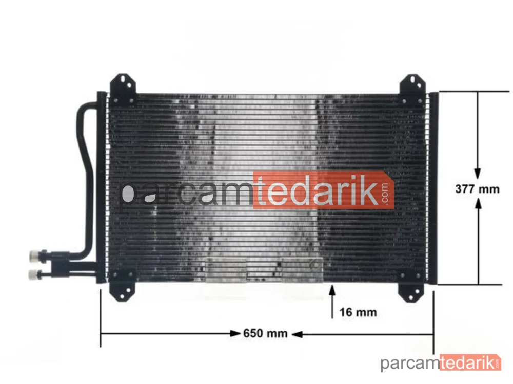 BEHR AC207000S | Klima Kondenseri — Mercedes-Benz Sprinter 2-t Minibüs/Otobüs, Mercedes-Benz Sprinter 2-t Panelvan/Van, Mercedes-Benz Sprinter 2-t Platform şasi