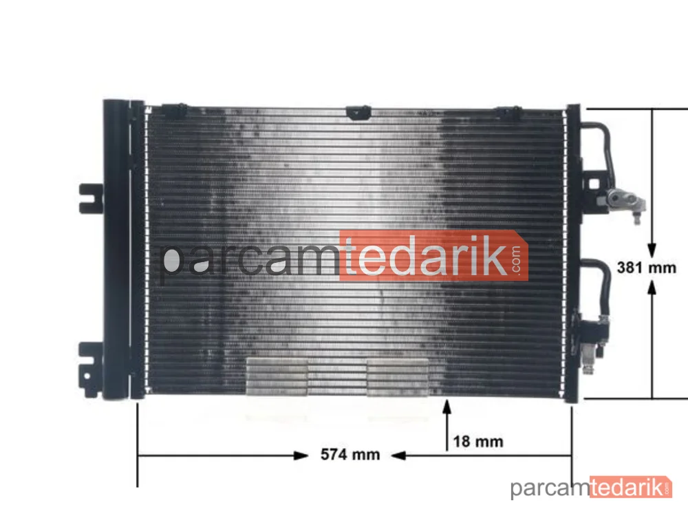 BEHR AC377001S | Klima Kondenseri — Opel Astra H 1.4 1.8 / Zafira A-B 04