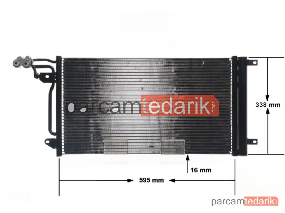 BEHR AC566000S | Klima Kondenseri — VW Polo / Audi A1 / Seat Ibiza / Toledo / Skoda Fabia / Rapid
