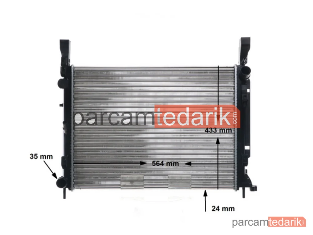 BEHR CR1154000S | Su Radyatörü — Renault Kangoo 1.5 DCI 86 PC 2009/