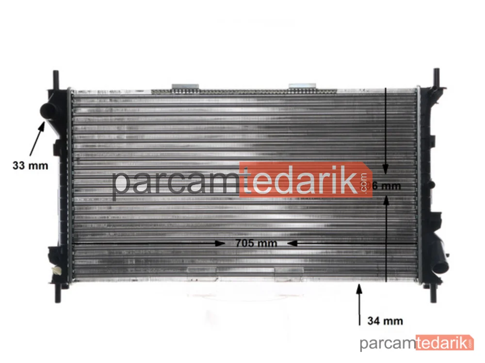 BEHR CR1196000S | Su Radyatörü — Klimali (Ford Connect 1.8TDCI 02-13)