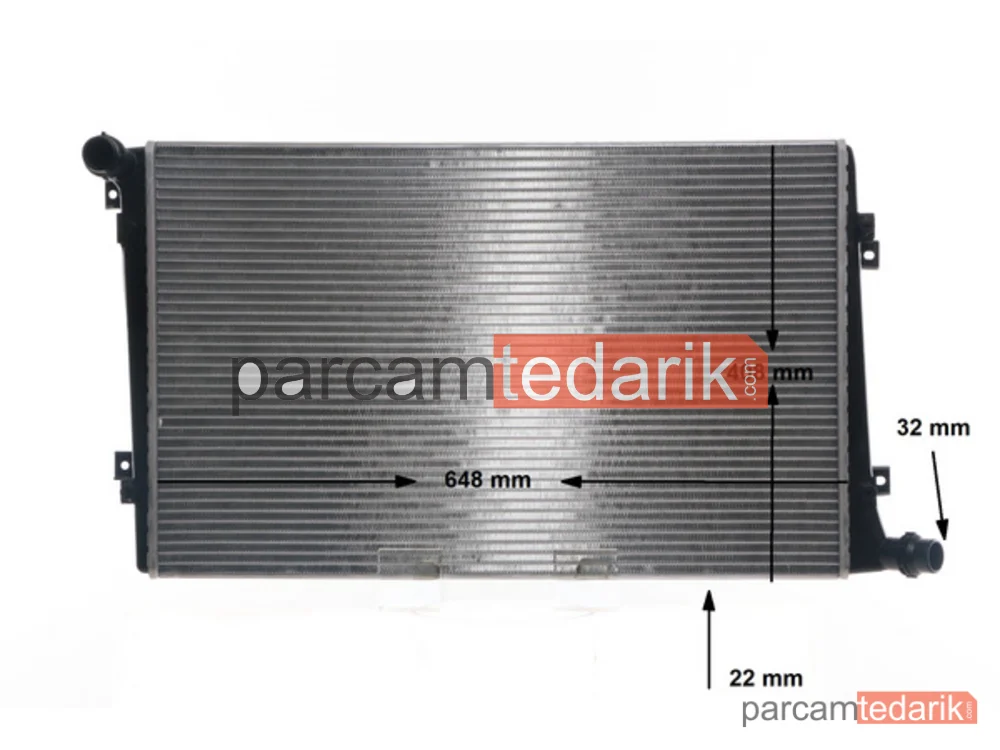BEHR CR1203000S | Su Radyatörü — VW Caddy 04-11 Golf 06-09 Passat 06-11 Audi A3 04-13