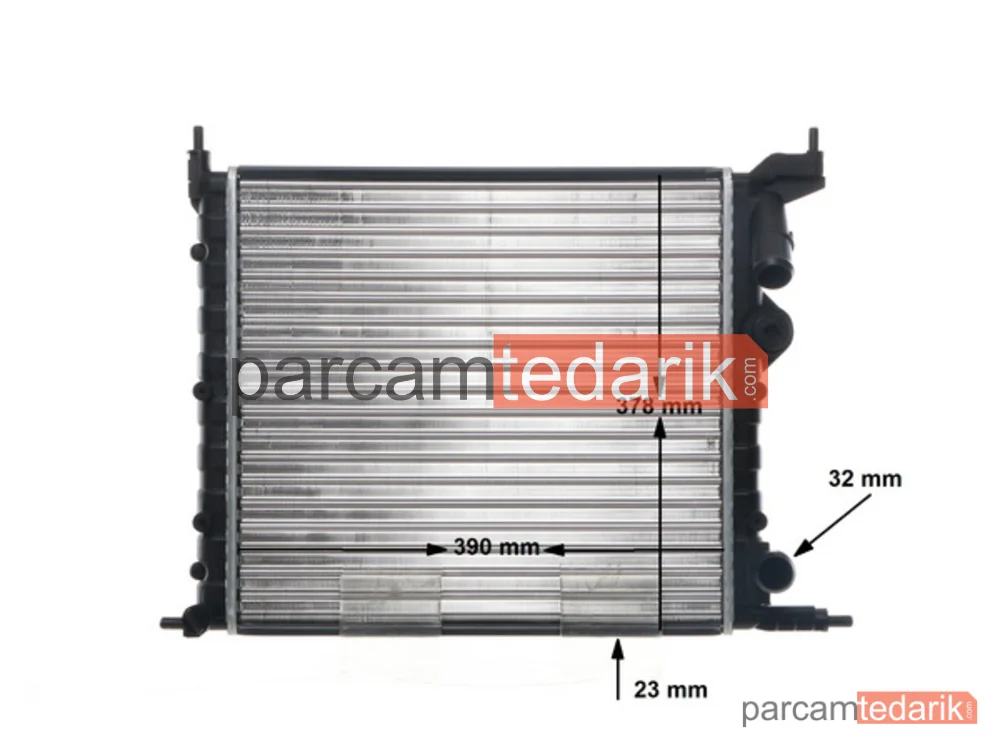 BEHR CR488000S | Su Radyatörü — Mekanik (Renault Clio I 1.4 8V E7J NAC MEK VIT. R19 1.4 E7J NAC)