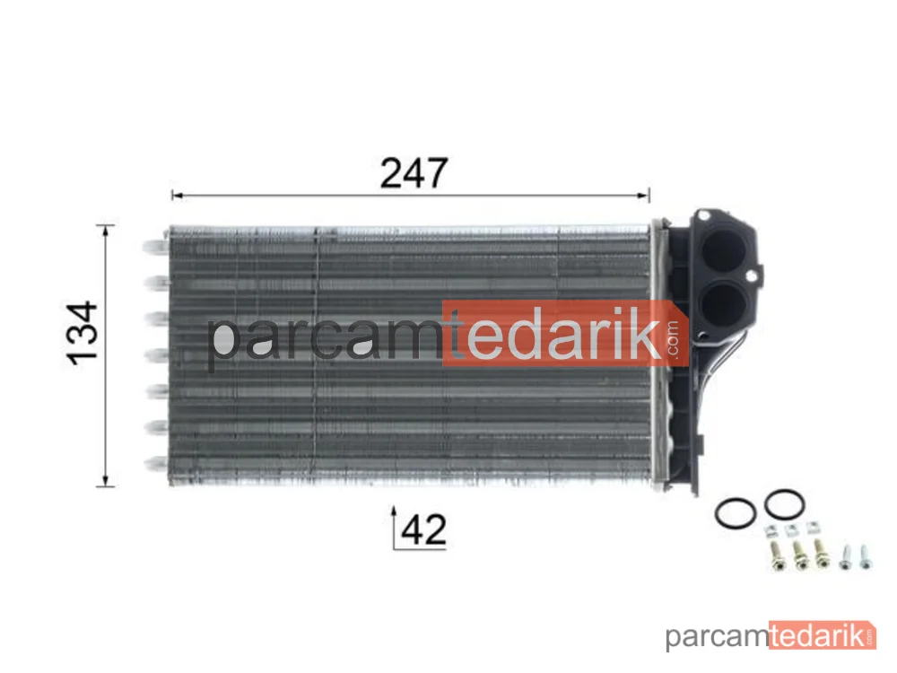 BEHR AH112000P | Kalorifer Radyatörü — Peugeot 307, Peugeot 307 Break, Peugeot 307 CC