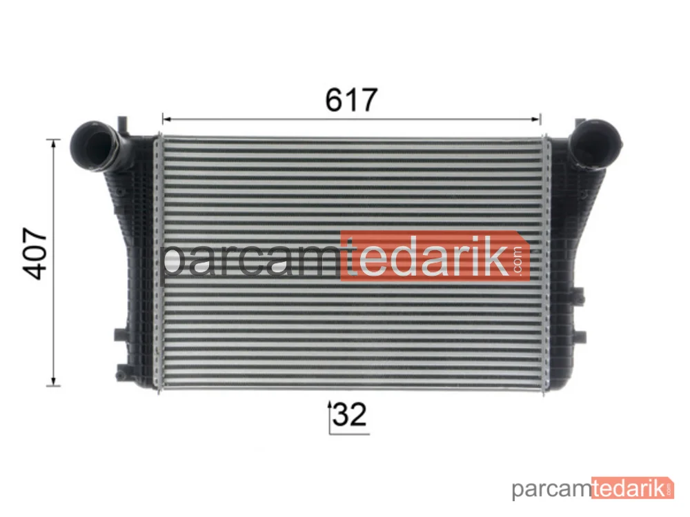BEHR CI161000P | Su Radyatörü — Intercoler (VW Passat - CC BZB - CDAA - CDAB)