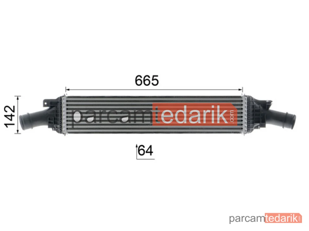 BEHR CI170000P | Turbo Radyatörü — Audi A4 08-16 A5 08-17 A6 11-14