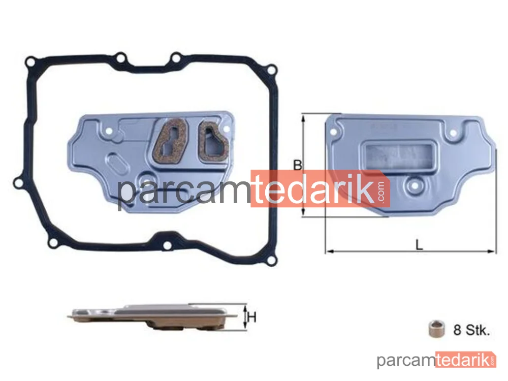 HX256D | Şanzıman Filtresi — VW Passat B6 Variant, VW Passat B6, VW Golf V