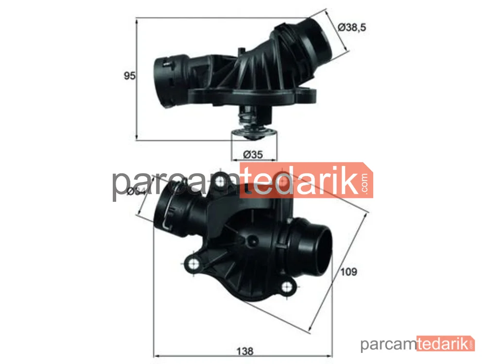 TI23488 | Termostat — BMW 5, BMW 5 Touring, BMW 3