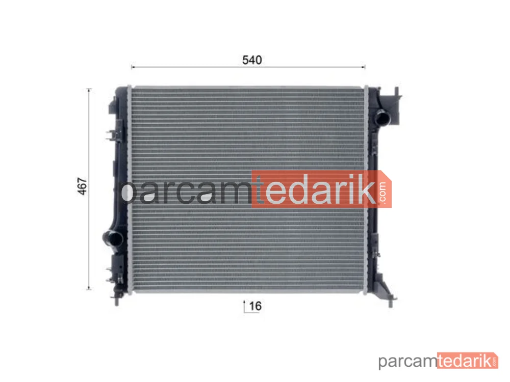 BEHR CR2241000S | Su Radyatörü — Nissan Qashqai 1.5 DCI 2013- M/T / Renault Kadjar 1.6 DCI 2015