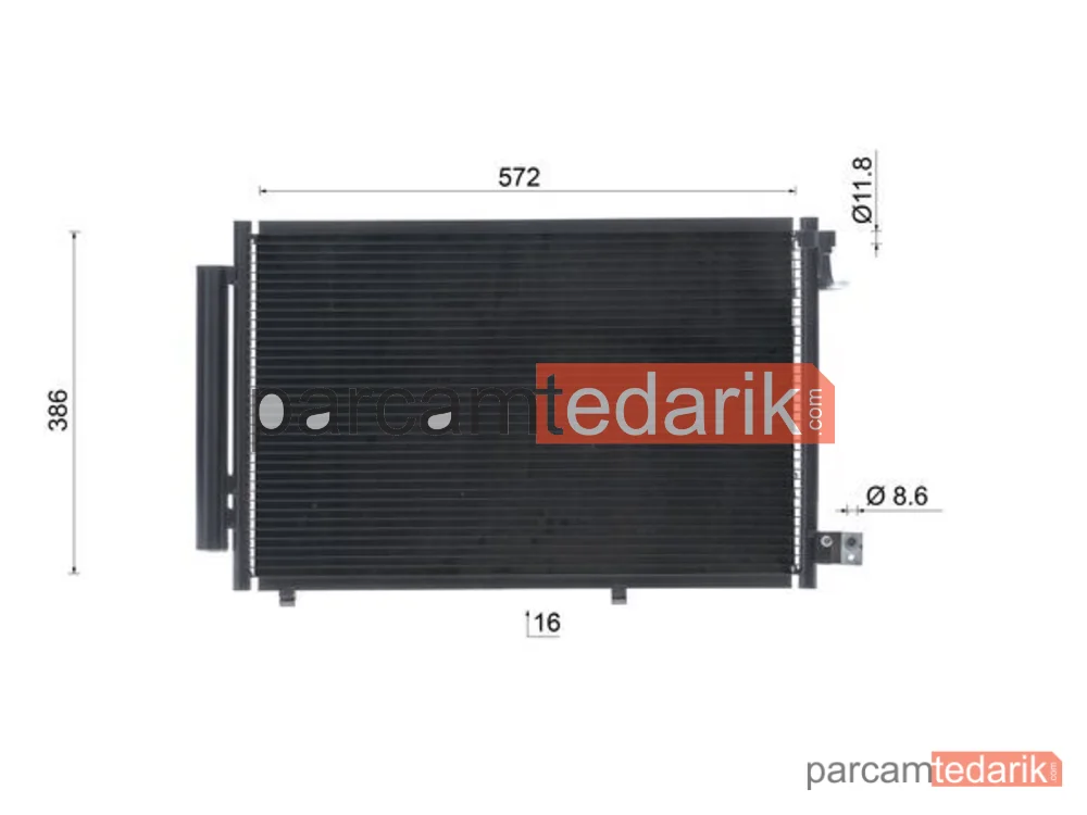 BEHR AC748000S | Klima Kondenseri — Ford Fiesta VI, Ford Fiesta VI Van