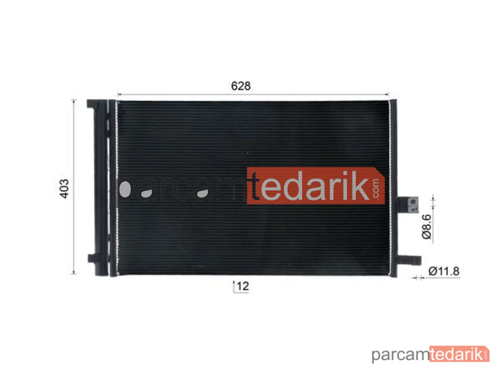 BEHR AC1065000S | Klima Kondenseri — BMW X3, BMW X4, BMW X5
