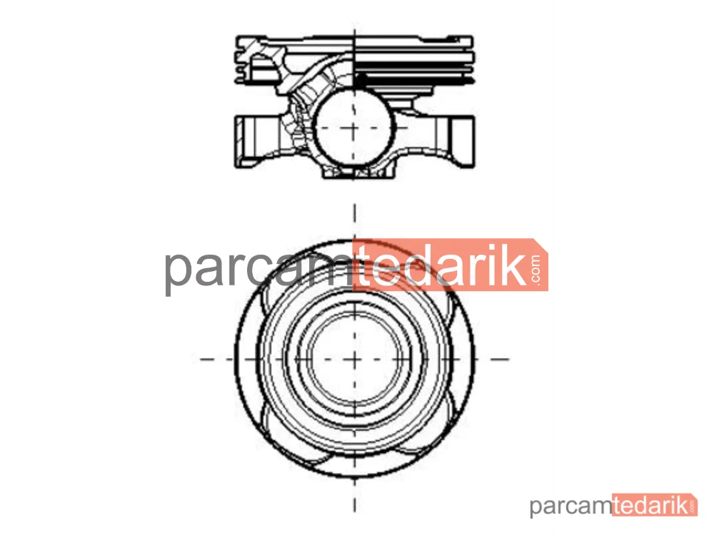 Piston (79.5 mm) — Fiat 500X, Fiat Doblo Cargo, Fiat Tipo - 007PI00177000