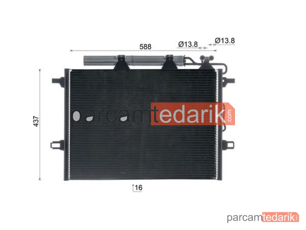 BEHR AC318001S | Klima Kondenseri — Mercedes E-Serisi W211 CLS (C219)