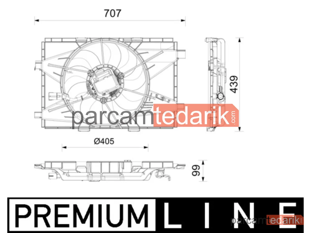 CFF664000P | Fan Motoru