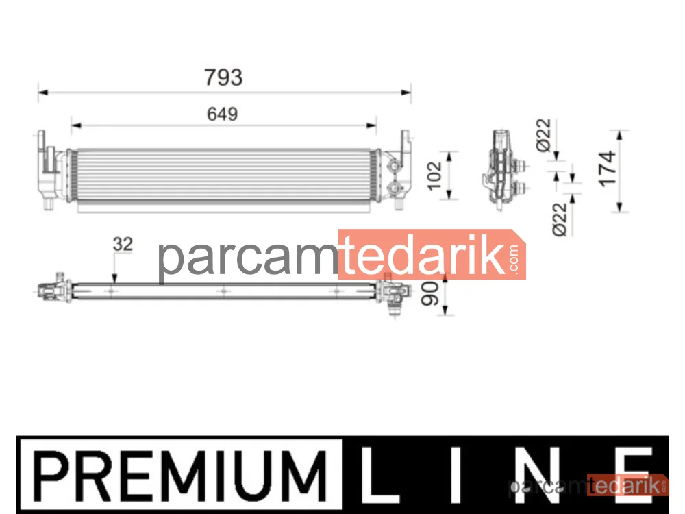 CIR31000P | Su Radyatörü — EK VW
