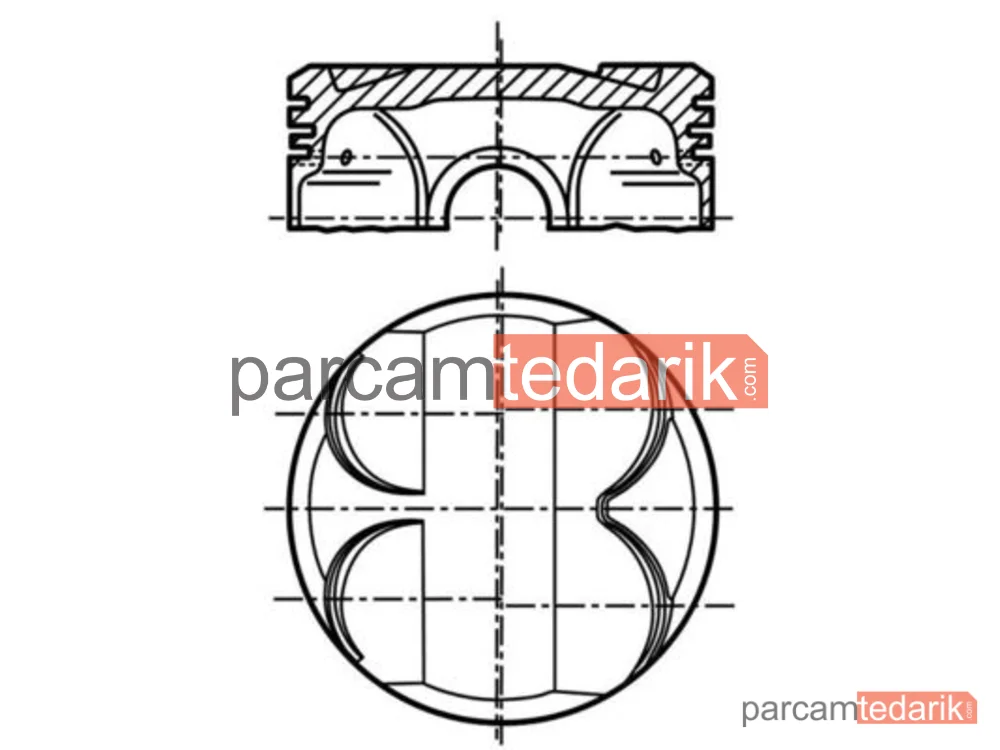 081PI00101000 | Piston — BMW 3 Coupe, BMW 3, BMW 3 Compact