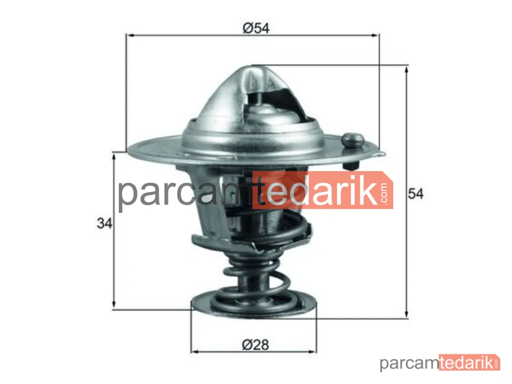 TX20688D | Termostat — Hyundai Santa FÉ III, Hyundai ix35, Hyundai Coupe I