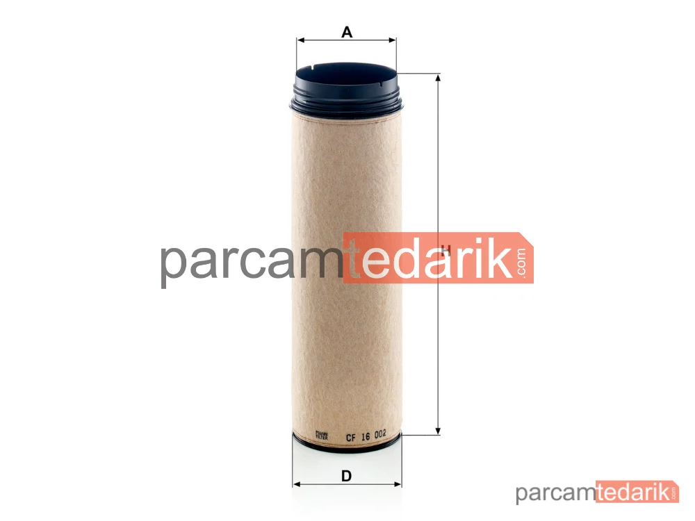 MANN FILTER CF16002 | Sekunder Hava Filtresi