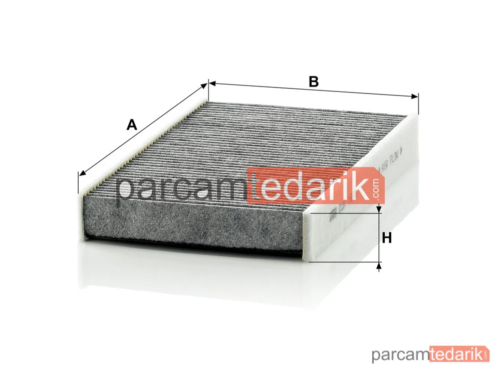 MANN FILTER CUK1629 | Polen Filtresi — Karbonlu Renault Fluence 1.6 16V 10=>, 2.0 16V 10=>, 1.5 DCİ 10=>
