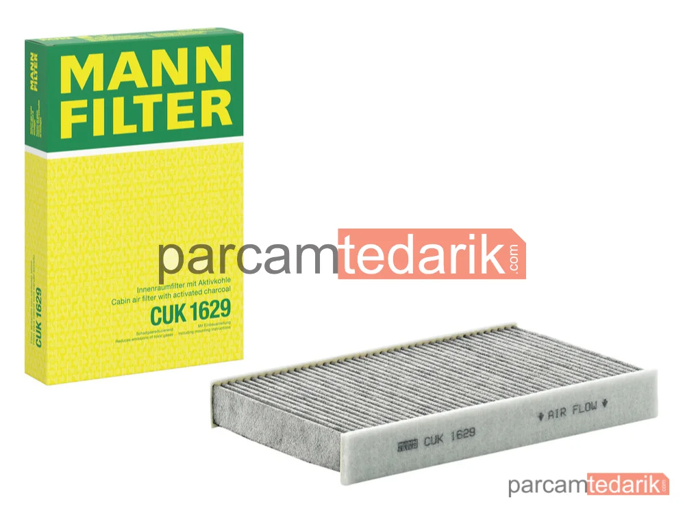 MANN FILTER CUK1629 | Polen Filtresi — Karbonlu Renault Fluence 1.6 16V 10=>, 2.0 16V 10=>, 1.5 DCİ 10=>
