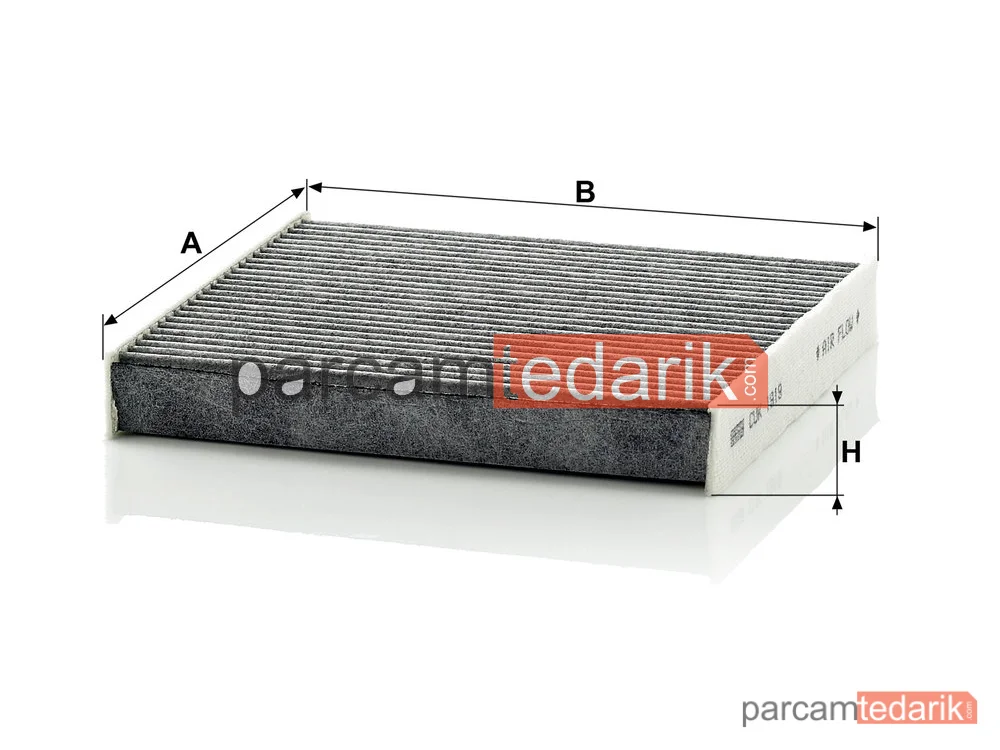 MANN FILTER CUK1919 | Polen Filtresi — Toyota Auris 1.33 Dual-Vvti 09-12, 1.4 07-12, 1.6 07-12, 1.4 D-4D 07-12
