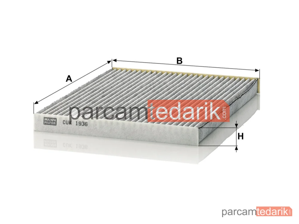 MANN FILTER CUK1936 | Polen Filtresi — Nissan X-Trail II 2.0 DCİ 07-13
