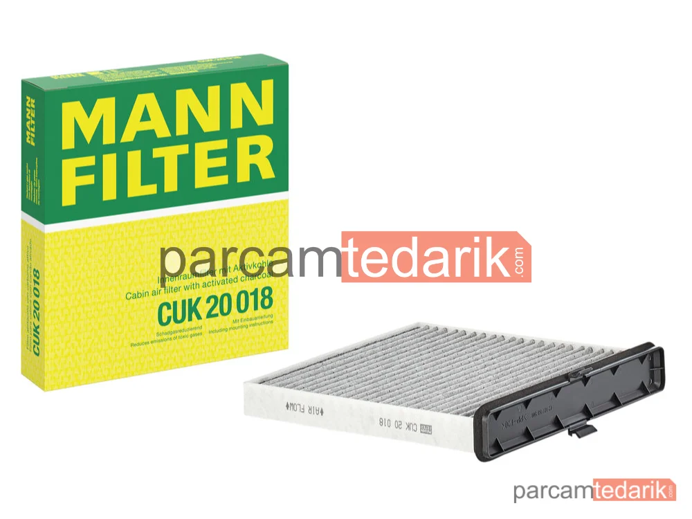 MANN FILTER CUK20018 | Polen Filtresi — Mazda 2 1.5 14=>, 1.5 Skyactiv-G 14=>, 1.5 D 14-18