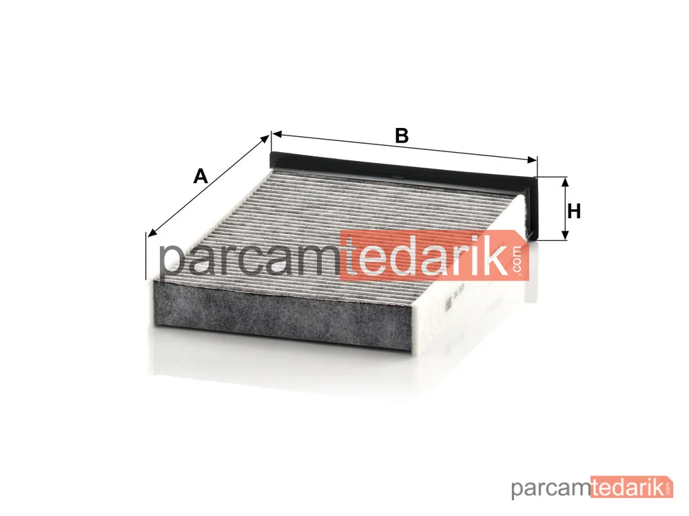 MANN FILTER CUK2316 | Polen Filtresi — Karbonlu Renualt Megane II 1.4-1.6 16V 02-08, 2.0 16V 02-08