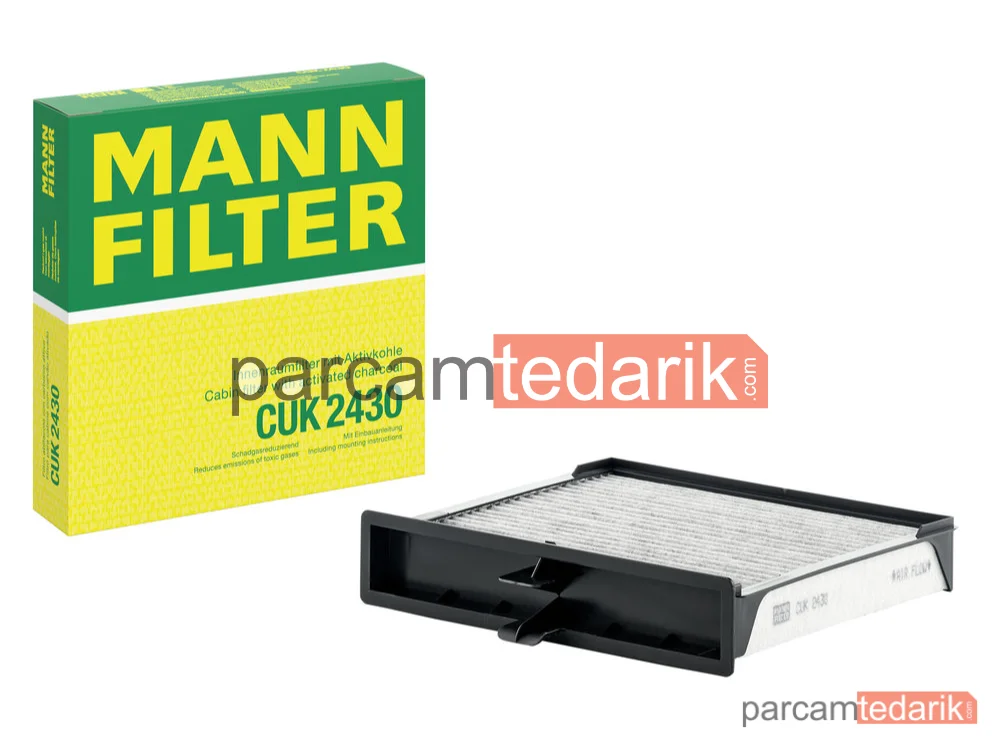 MANN FILTER CUK2430 | Polen Filtresi — Karbonlu Renault Scenic II 1.4 03-08, 1.6 16V 05-08, 1.6 03-06