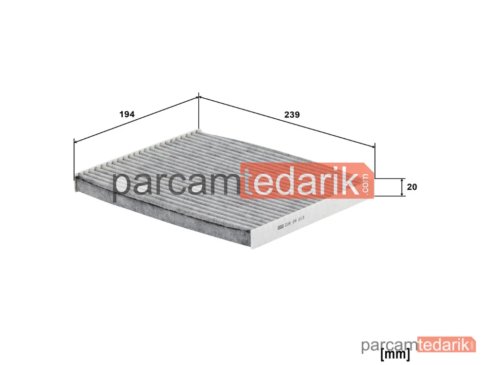 MANN FILTER CUK24013 | Polen Filtresi — Hyundai Elantra Sedan 1.6 11+, I30 1.4-1.6 11-16