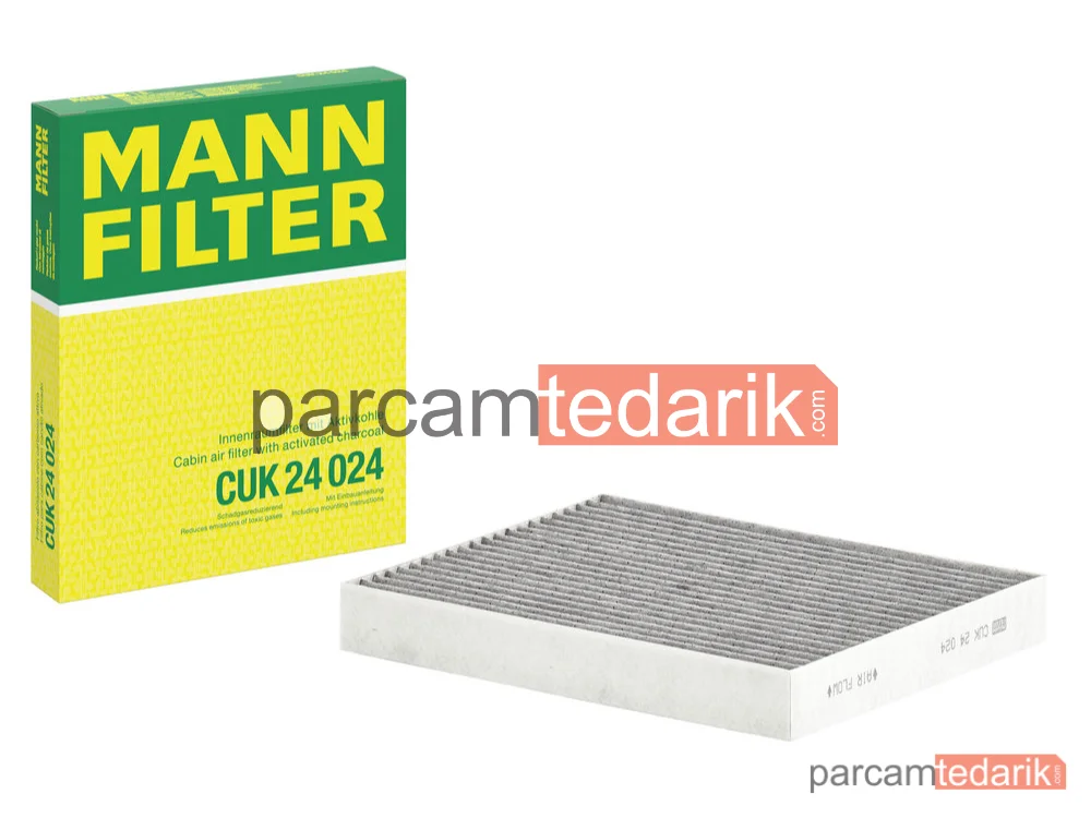 MANN FILTER CUK24024 | Polen Filtresi — Hyundai Kona 1.6 T-Gdi 17=>, Tucson 1.6 GDİ 15=>, 2.0 15=>