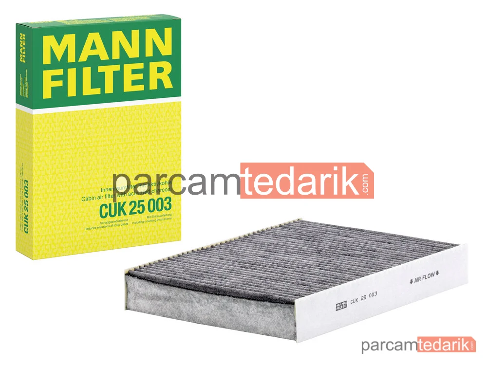 MANN FILTER CUK25003 | Polen Filtresi — Nissan Qashqai II SUV 1.2 Dig-T 13=>