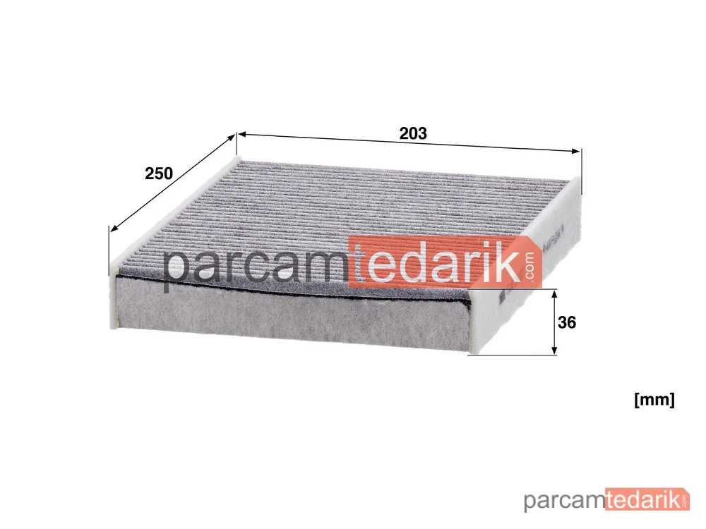 MANN FILTER CUK25007 | Polen Filtresi — Ford Focus III 1.6 Tdci 10=>