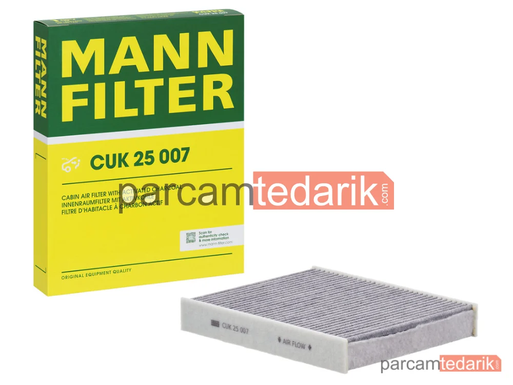 MANN FILTER CUK25007 | Polen Filtresi — Ford Focus III 1.6 Tdci 10=>