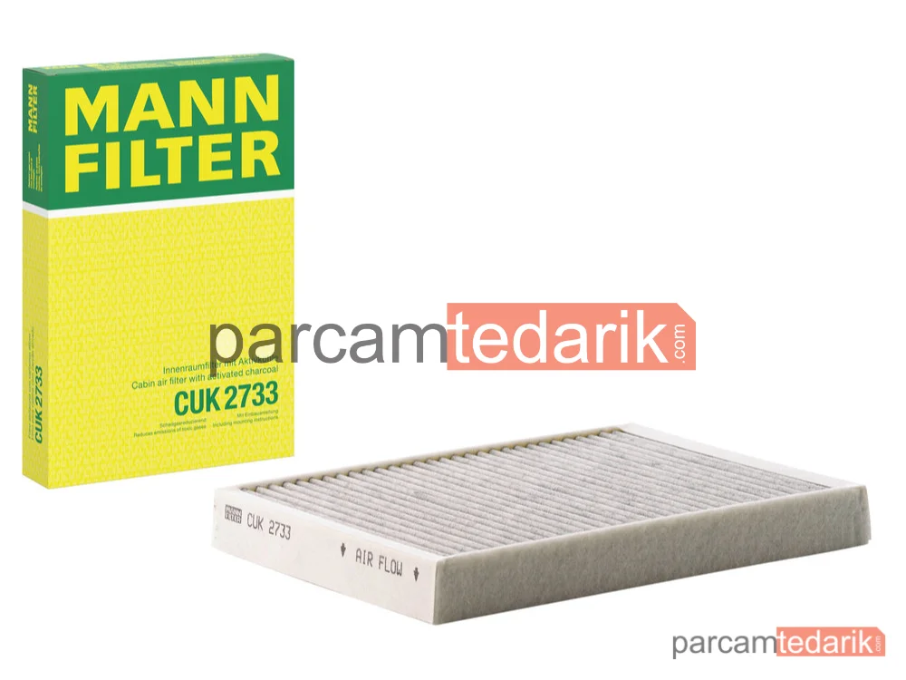 MANN FILTER CUK2733 | Polen Filtresi — Volvo XC60 2.4 D 07-10, 2.0 D 07-15