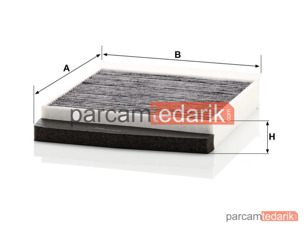 MANN FILTER CUK2855 | Polen Filtresi — Volvo CX90 I 2.5 T AWD 02-14, T6 AWD 02-06, 3.2 AWD 06-12, V8 AWD 05-10