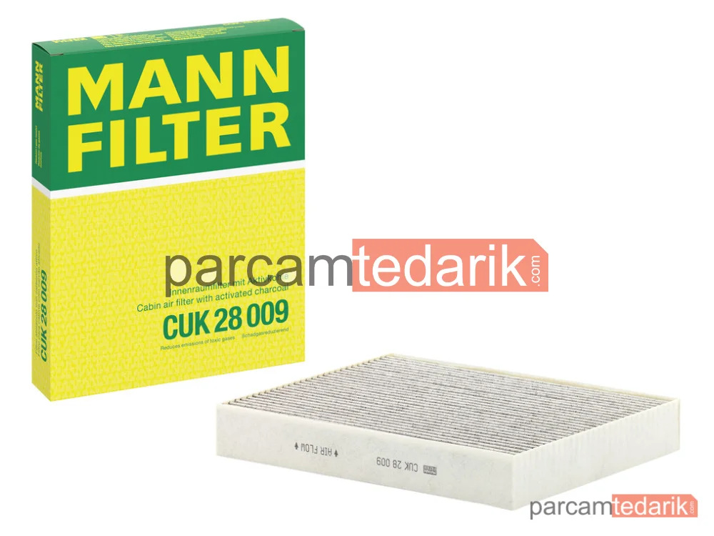 MANN FILTER CUK28009 | Polen Filtresi (Karbonlu) — Ford Focus IV 1.0 EcoBoost 18+, 1.5 Ecoblue 18+, 1.5 Tİ-VCT 18+