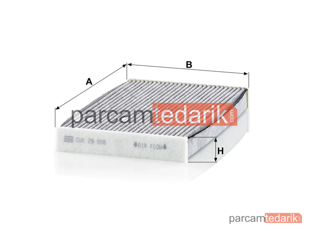 MANN FILTER CUK29008 | Polen Filtresi — Citroen C3 Aircross II 1.2 Pruetech 17=>