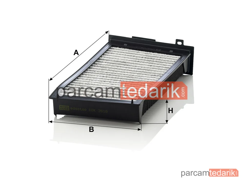 MANN FILTER CUK3518 | Polen Filtresi — Citroen C5 I 1.8 16V 01-04