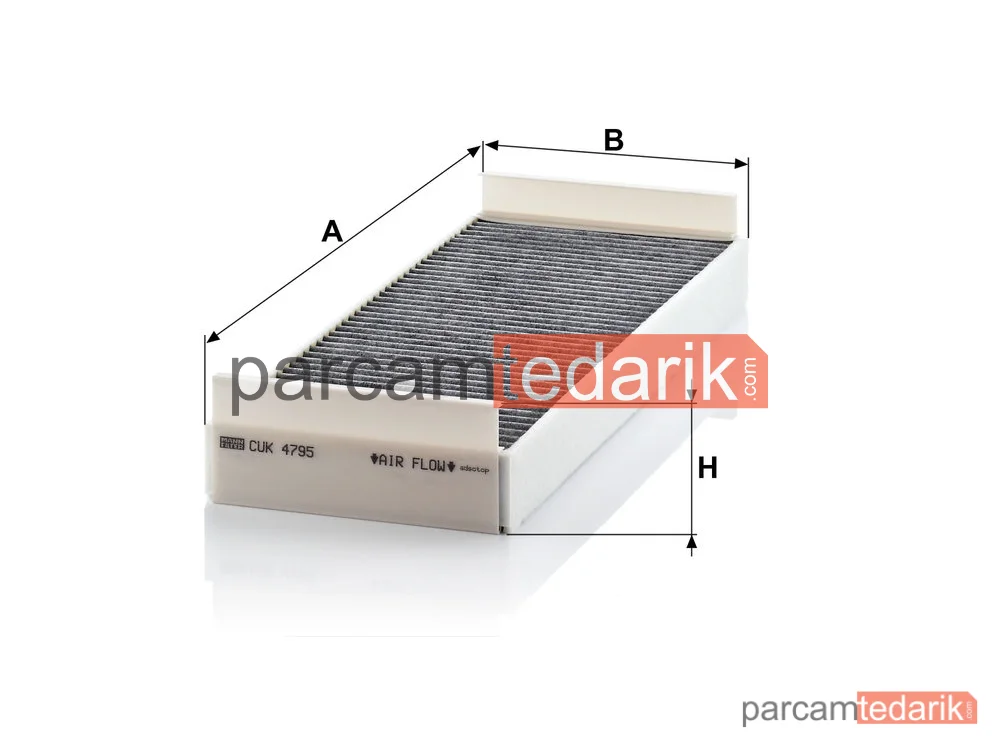 MANN FILTER CUK4795 | Polen Filtresi — MAN TGA 00=>, TGL 05=>, TGM 05=>
